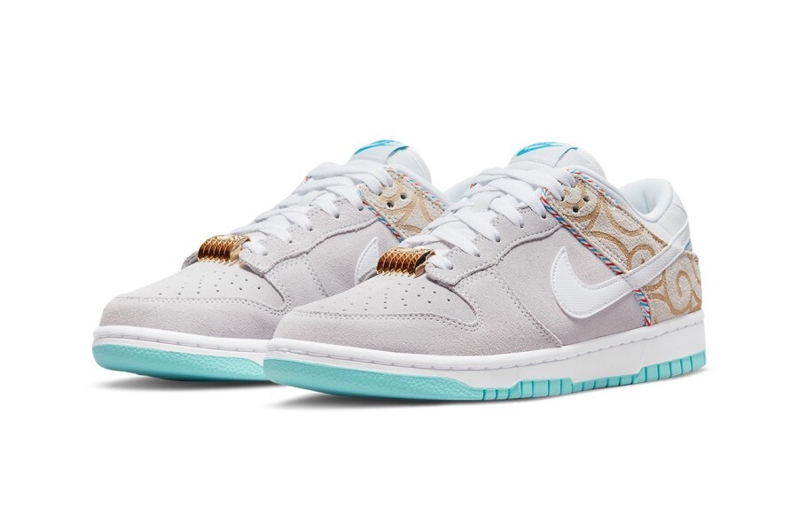 cool cheap shoes Dunk Low White Barber Shop