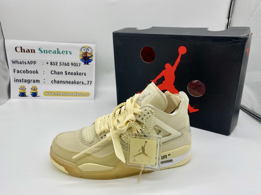 official chan sneakers | Jordan 4 Retro Off-White Sail (W) - One of the best-selling chan sneakers in Jun