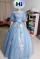 Beautiful gown! my daughter cannot wait to wear it for her sweet 16. we ordered it early in hopes of it coming in time but it came so fast!!