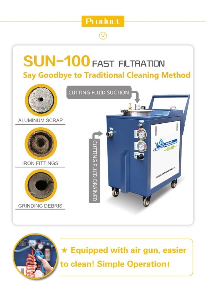 Chip Removal Machine Sludge Remove Tool in Tank Coolant Disposal System