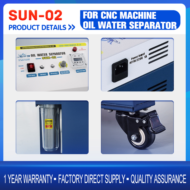 SUN02 Effective Portable Machine Coolant Recycling System CNC Coolant Disposal for sale