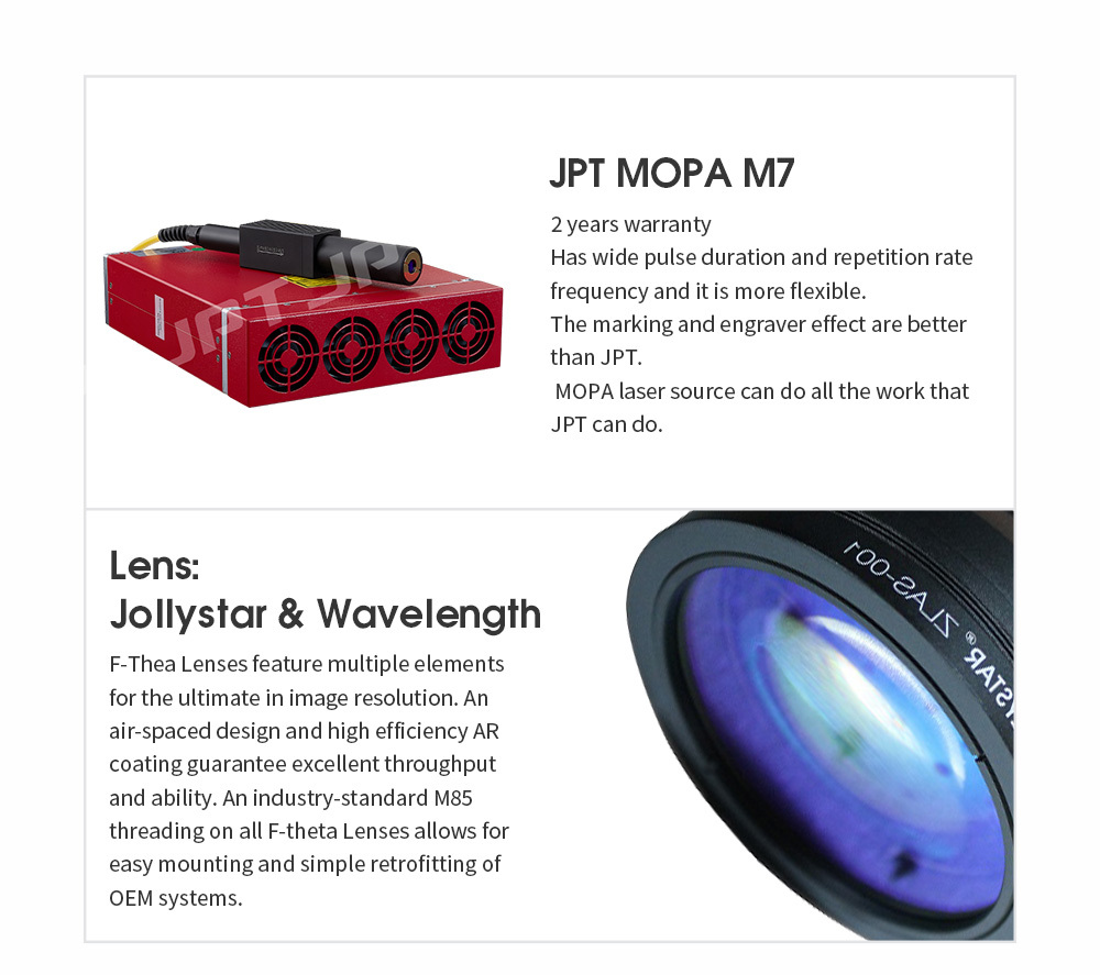 60W JPT M7 MOPA Fiber Laser