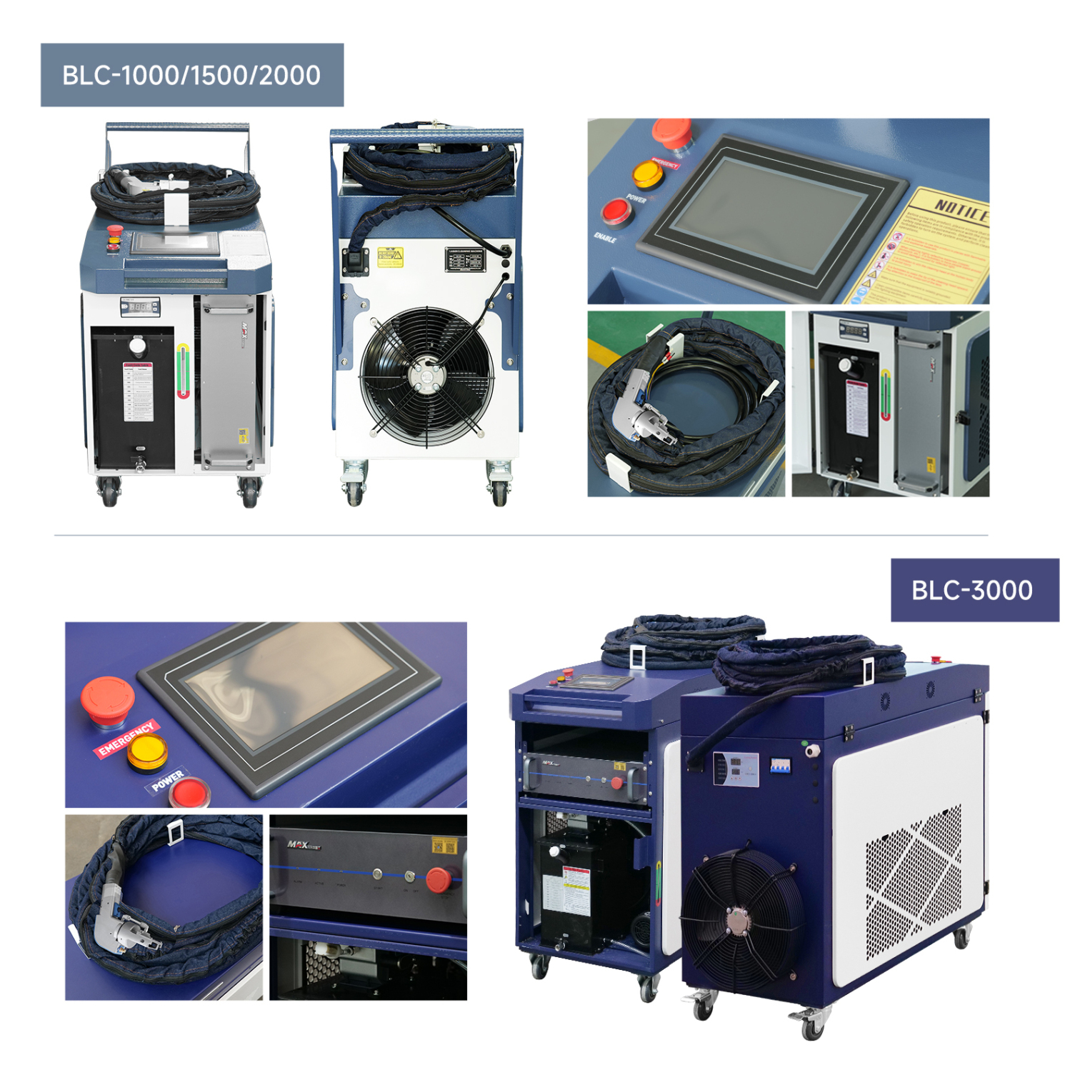 SFX BLC1000/1500/2000/3000 Laser Paint and Rust Removal Tool