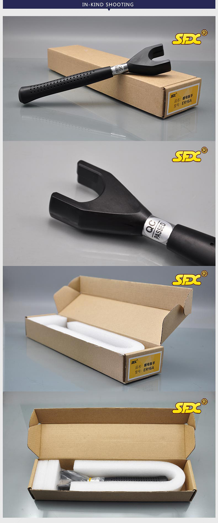 ER16A Open End Nut Wrench Torque Spanner Handle Nut Disassemble Collect Chuck Wrench Spanner&nbsp;