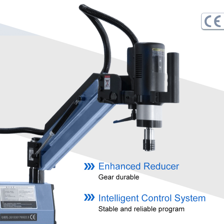 US Stock SFX-M16R Electric Tapping Machine Flexible Arm Automatic Threading With Servo Motor 360 Universal Electric Tapper Arm M3 M16 P5818526