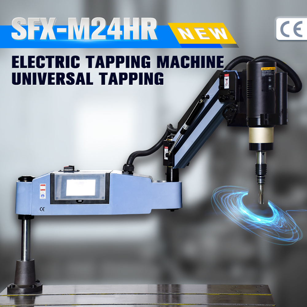 SFX-M24HR M4-M20 Electric Tapping Machine with TC820 ANSI Collets