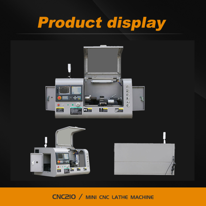 CNC210 Mini CNC Lathe Machine, Suitable for Small Processing