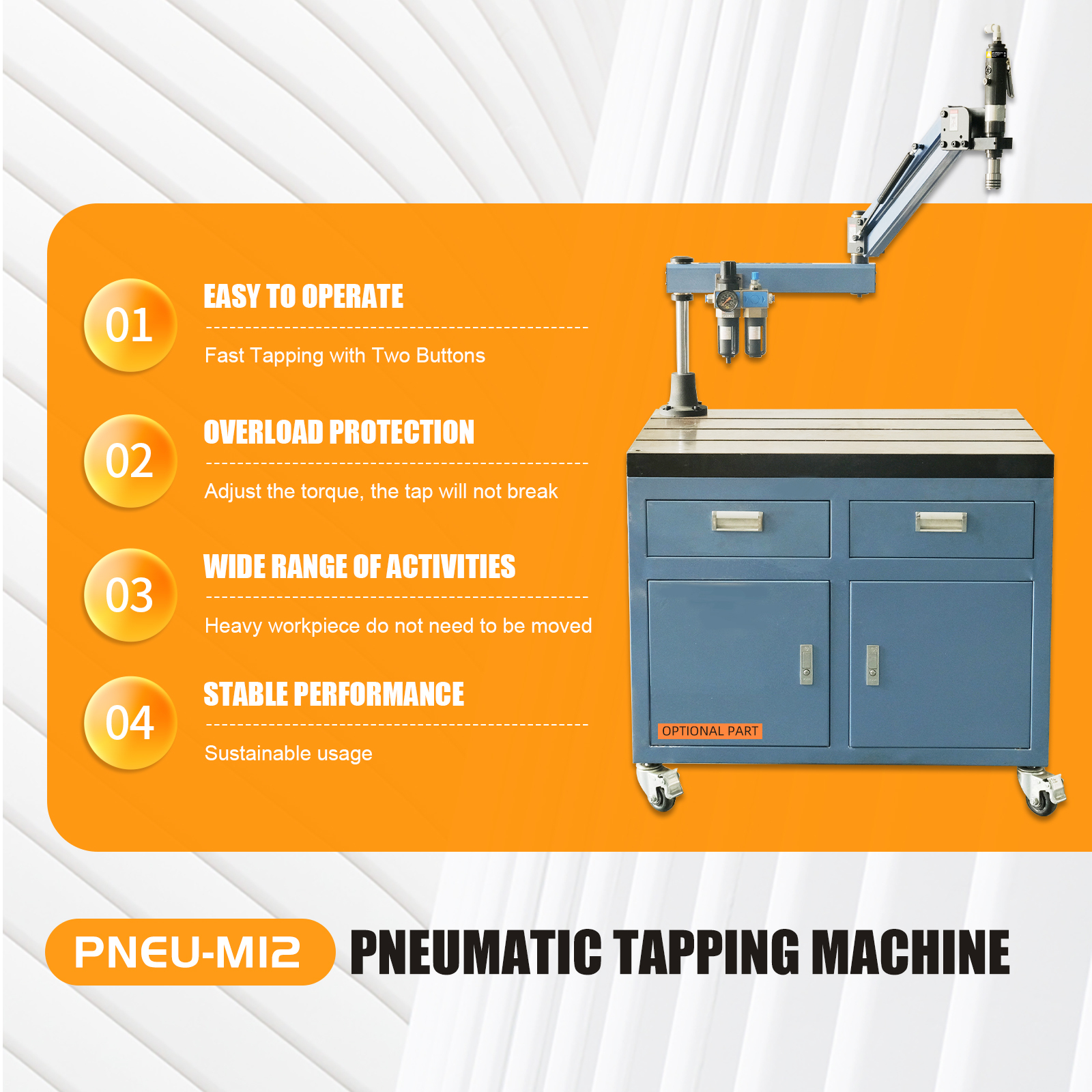 SFX Electric Tapping Machine, Universal Metal Tapping Machine