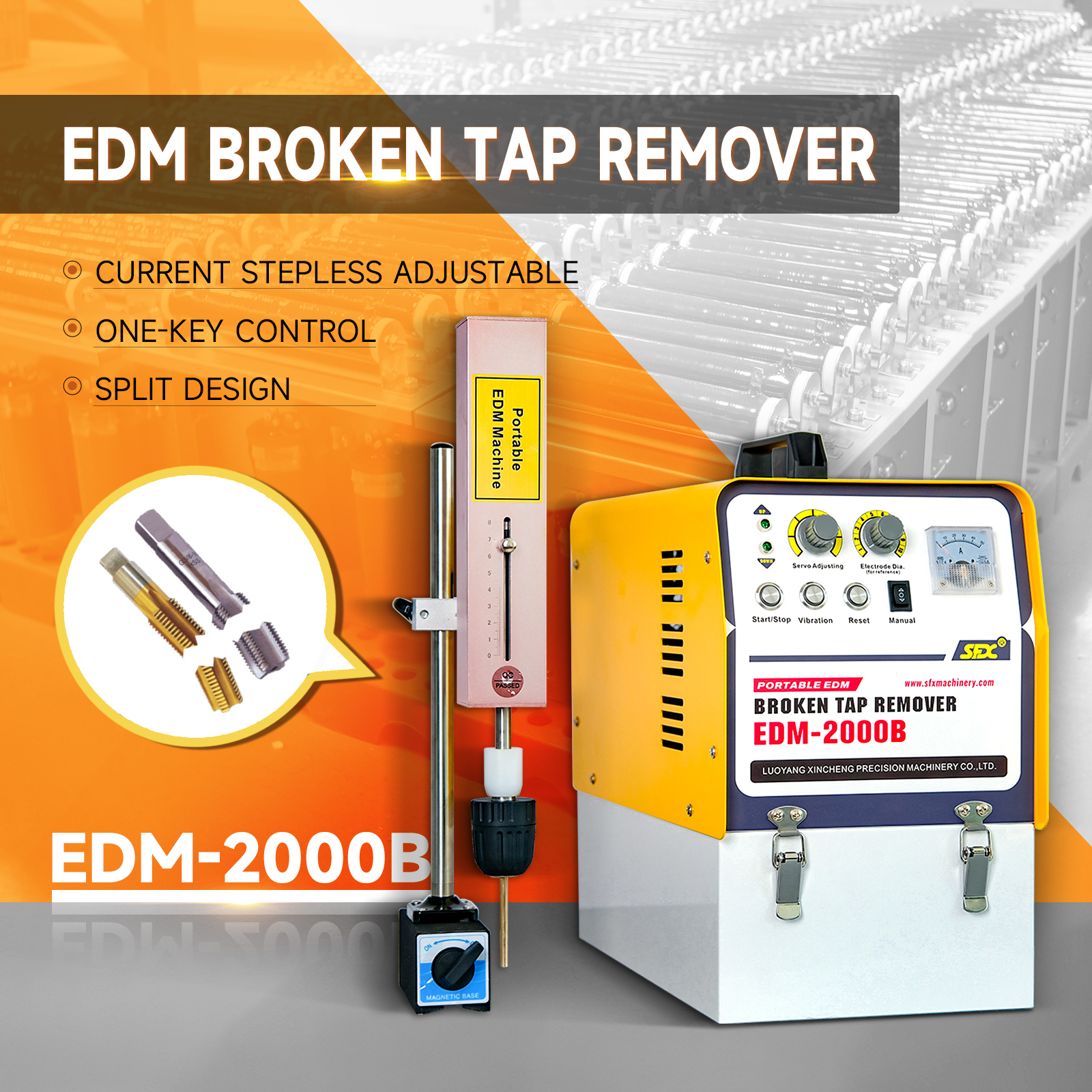 US Stock 3000W SFX4000B M2M36 Portable EDM Broken Tap Remover