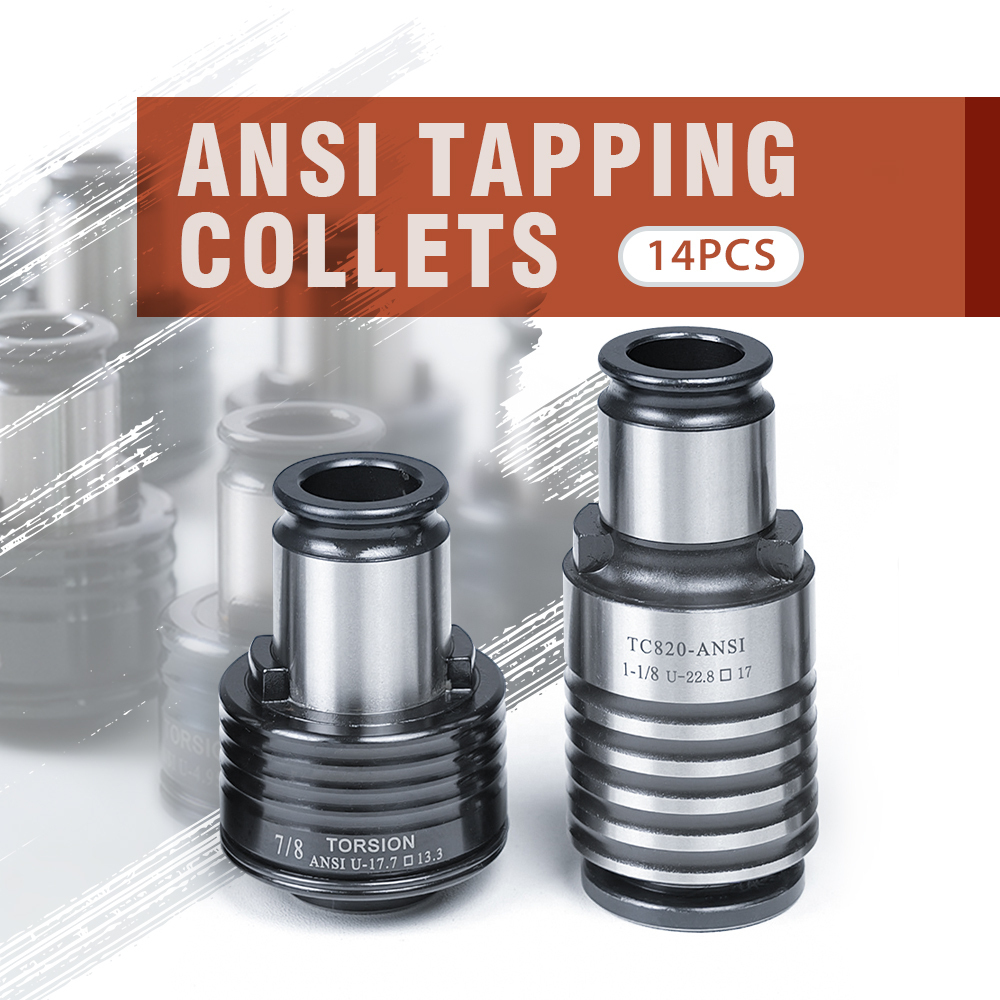TC820 ANSI Chucks for SFX-M36R Electric Tapping Machine