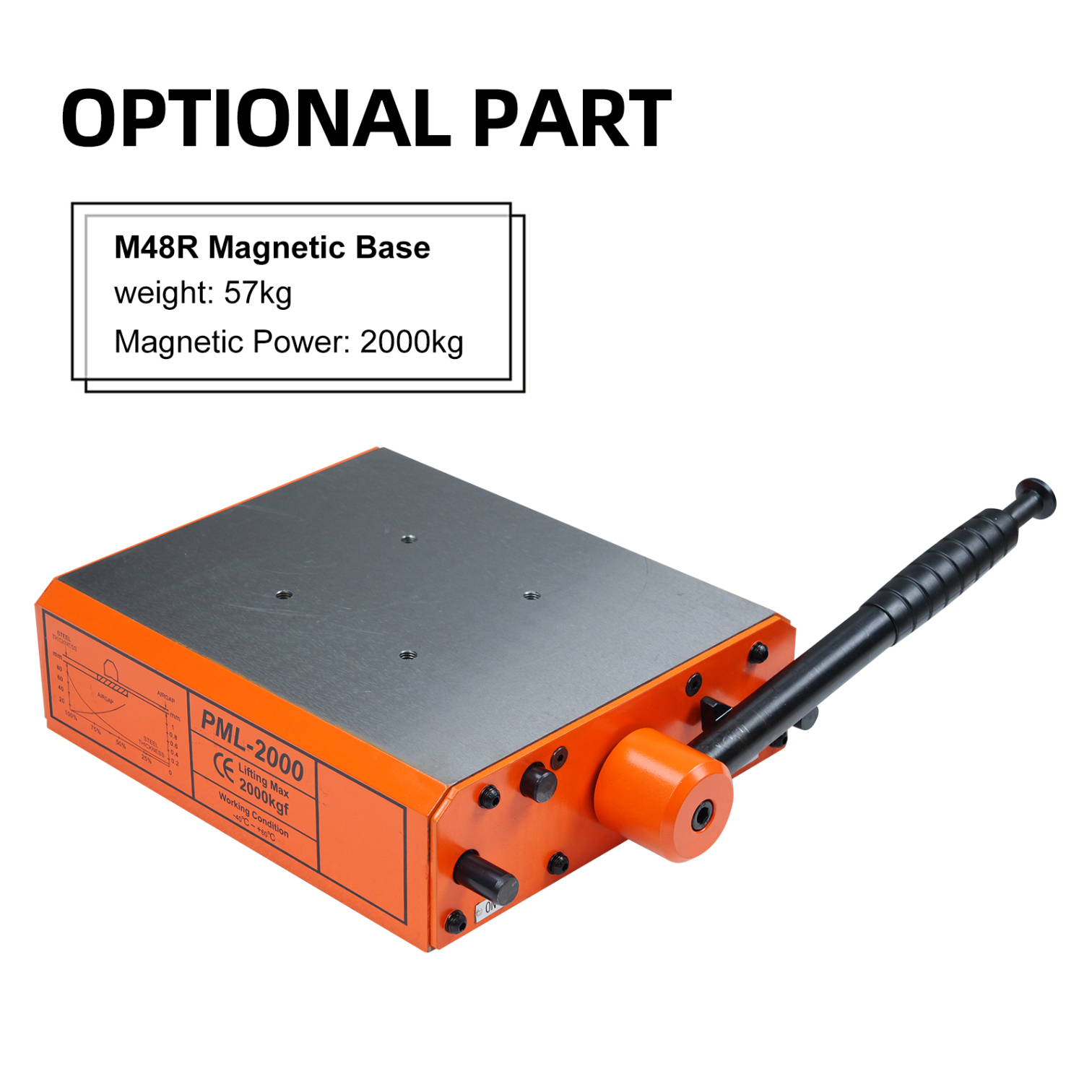 Magnet Powered Machine SFX-M48R Electric Tapping Machine Magnetic Base 2000kg Magnetic Power