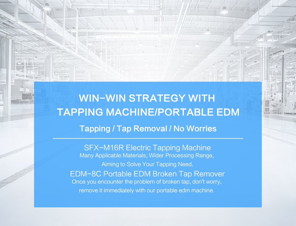 US Stock SFX-M16R Electric Tapping Machine and EDM-8C Portable EDM Broken Tap Remover US Stock SFX-M16R Electric Tapping Arm and EDM-8C Broken Tap Remover
