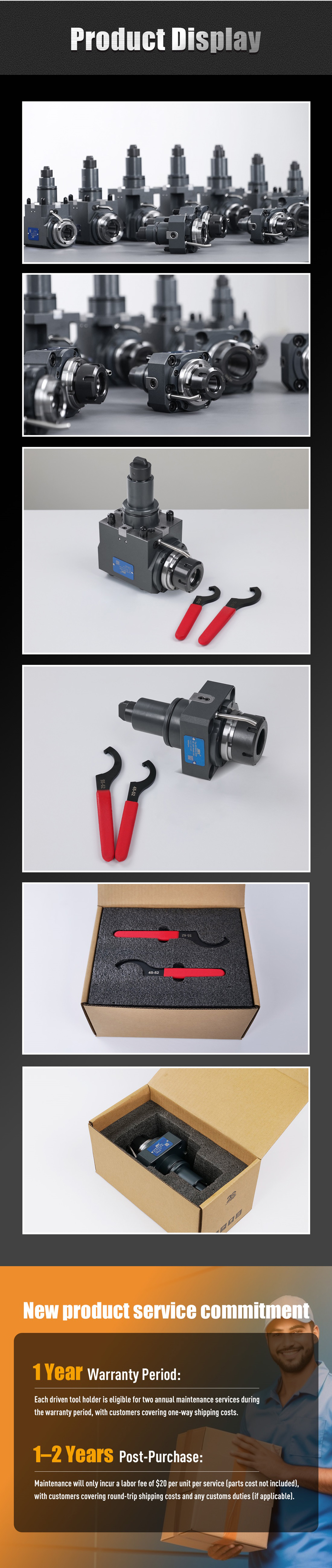 SFX BMT Driven Tool Holders External Clamping BMT40 BMT45 BMT55 BMT65 Axial and Radial Live Tool Holders SFX BMT External Clamping Driven Tool Holders