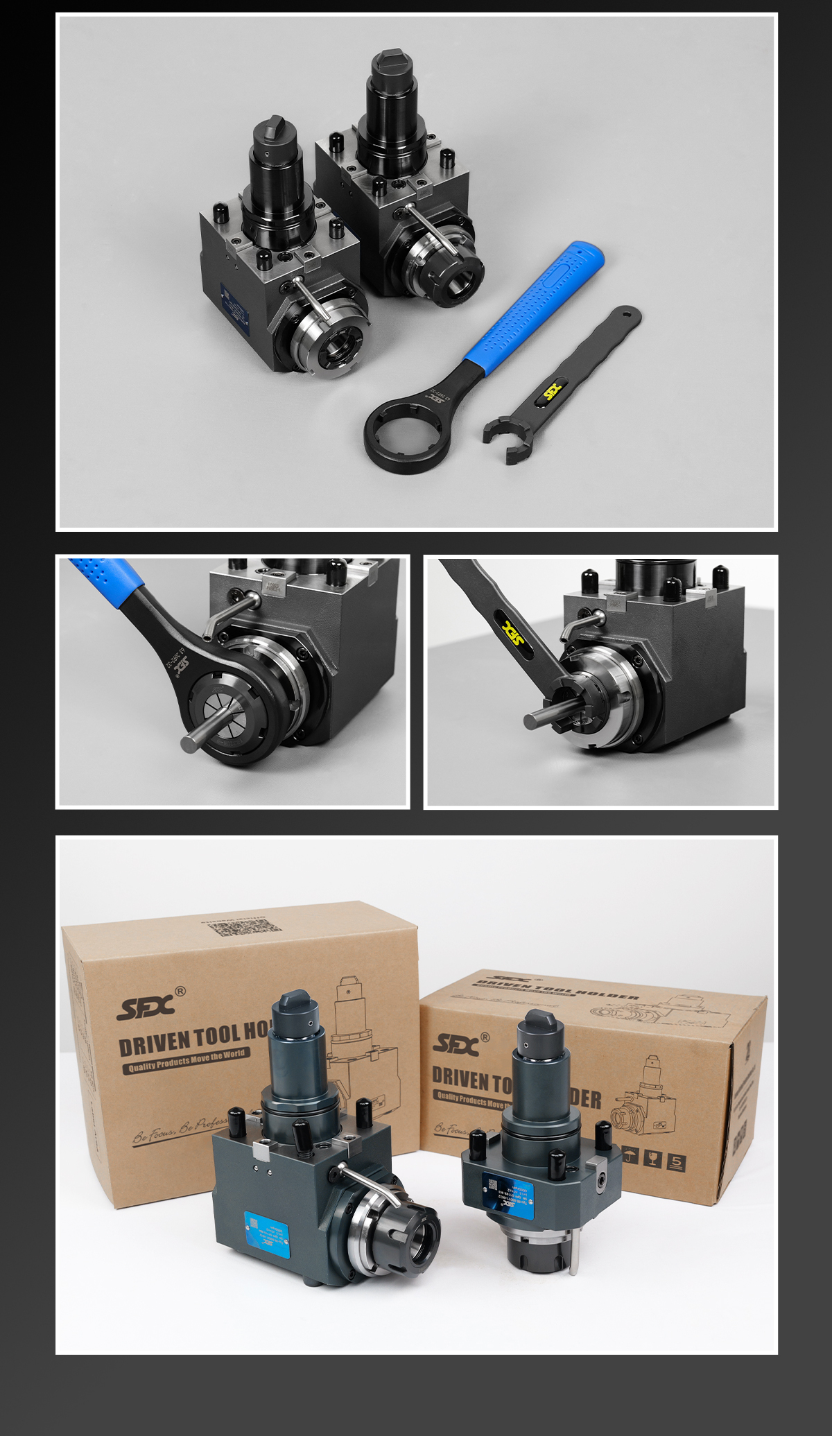 SFX BMT40 BMT45 BMT55 Driven Tool Holders Internal Clamping BMT Live Tooling SFX BMT Internal Clamping Driven Tool Holders