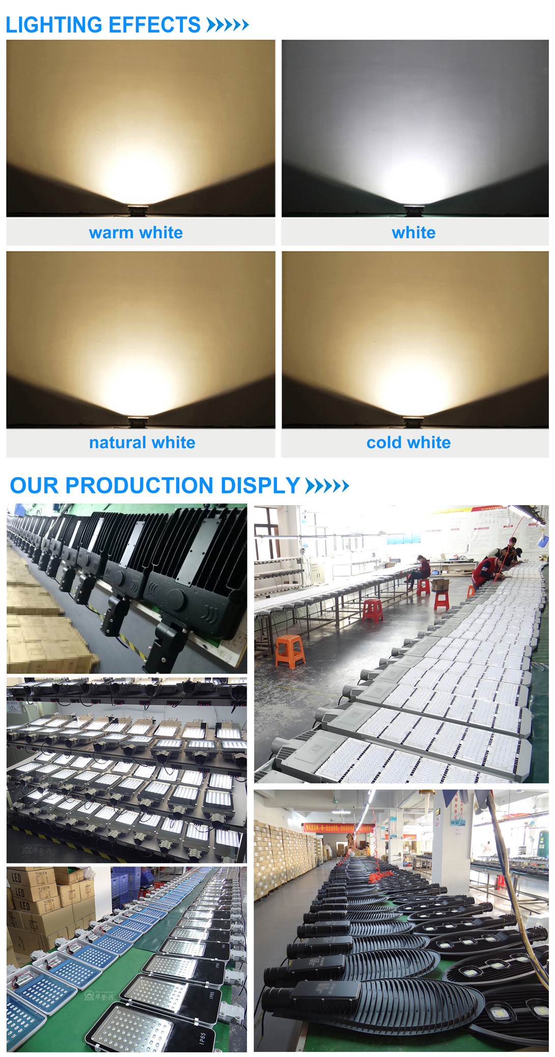 Factory direct sale outdoor lighting aluminum material shell 2 3 5 years warranty IP65 Waterproof 30w 50w 100w 150w led street lights