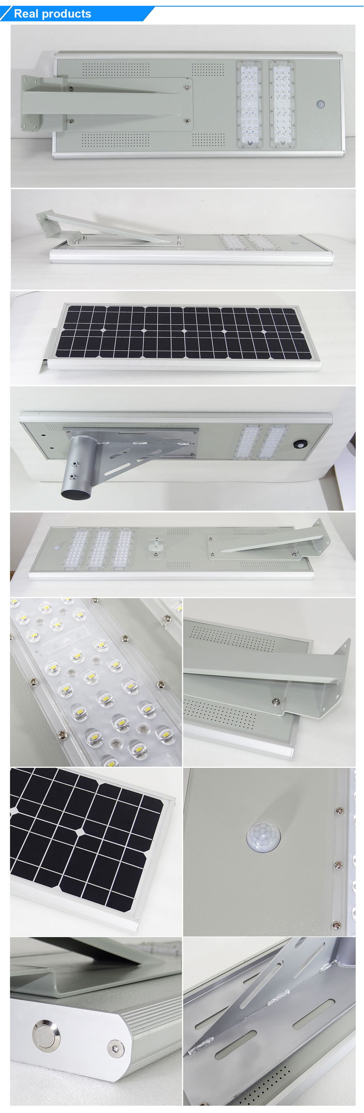 Free shipping cells smd 5050 ships price aluminium garden lamp outdoor power security reflector led solar panel street lights