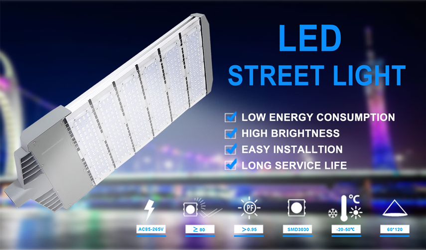 High Efficiency OEM/ODM outdoor lighting Die Cast Aluminum 110/w high lumen wide application durability module street lamp