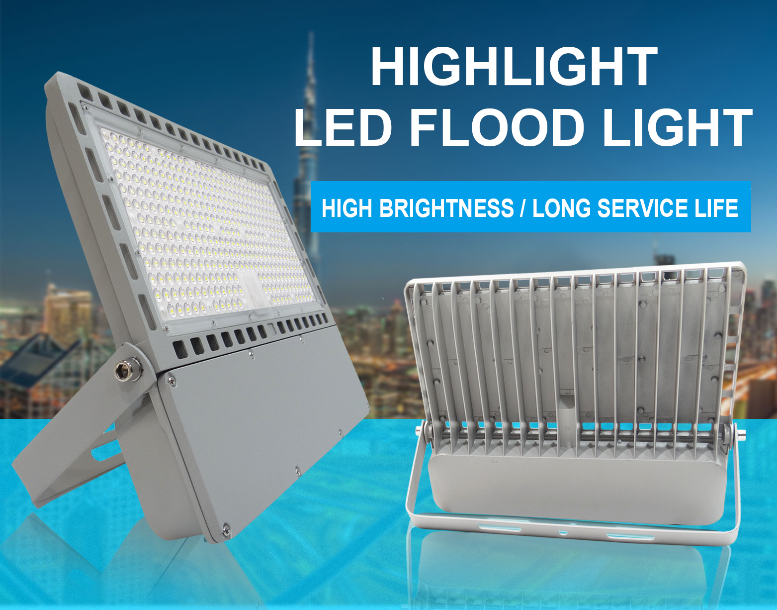 led flood light 50w-600w OEM/ODM IP65 high lumen 110/w  2 years warranty High quality reasonable price good heat dissipation outdoor lighting