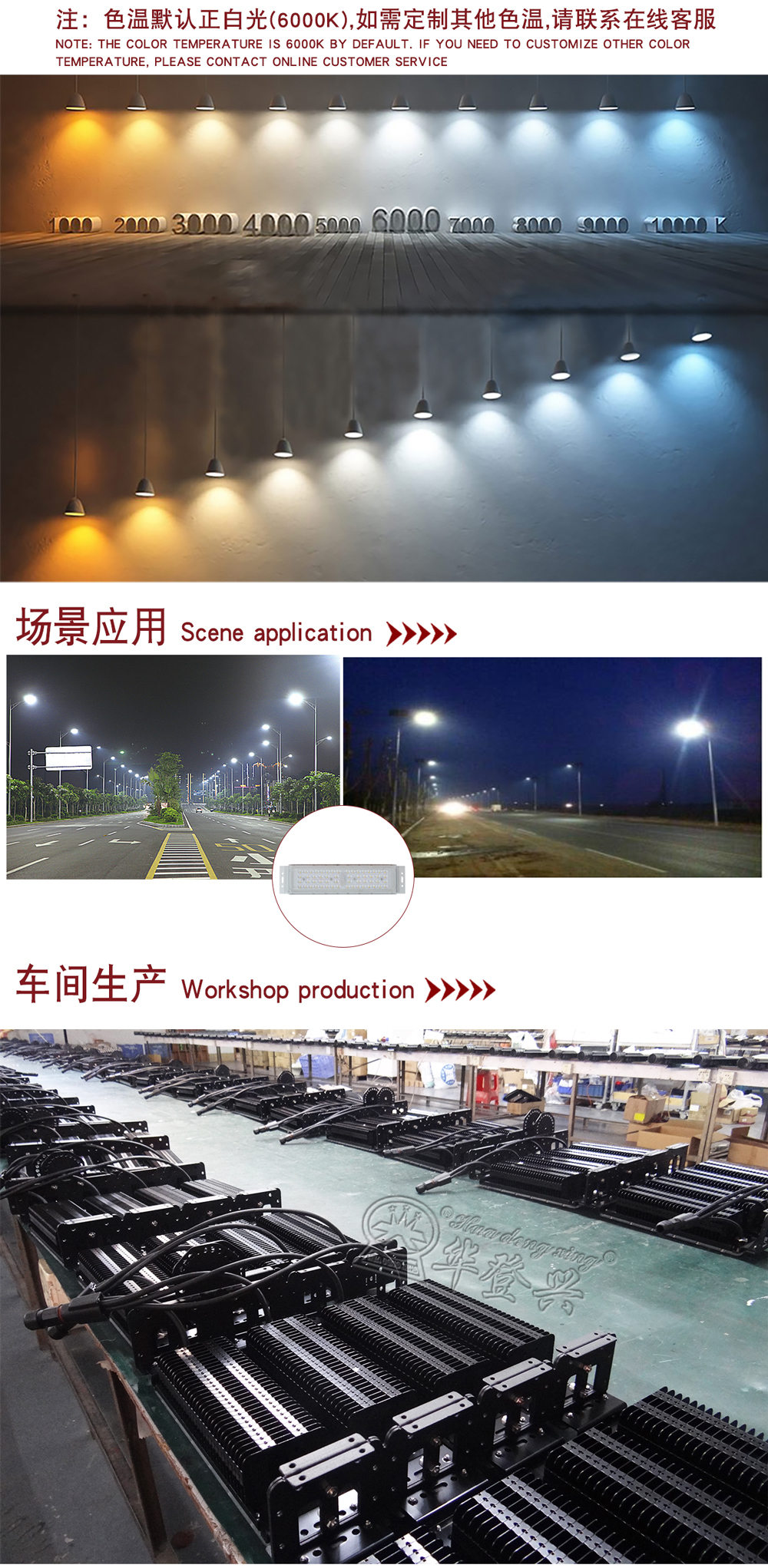 High brightness LED Modular lamp high quality super brightness warehouse aluminum