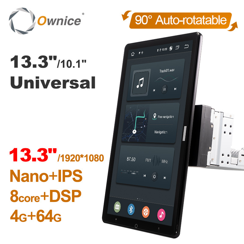 Ownice 13.3 Inch 1920*1080 Rotatable Touch Screen Car Auto Radio