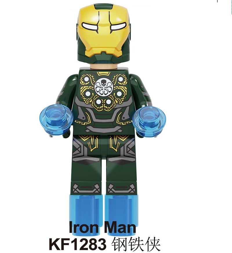 KF1282 KF1283 KF1284 KF1285 KF1286 KF1287 KF1288 KF1289 Building Blocks Super Hero Hydra Doctor Fate Iron Man Thor Hawkeye Captain America Bricks Action Figures Toys For Kids KF6109