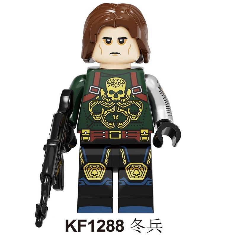 KF1282 KF1283 KF1284 KF1285 KF1286 KF1287 KF1288 KF1289 Building Blocks Super Hero Hydra Doctor Fate Iron Man Thor Hawkeye Captain America Bricks Action Figures Toys For Kids KF6109