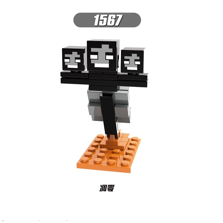 X0294  XH 1560 1561 1562 1563 1564 1565 1566 1567  353 354 355 356 357 358 359 360 361 362 Minecraft Steve Alex Agent NPC Building Blocks Bricks Gift Figures For Kids Toys 
