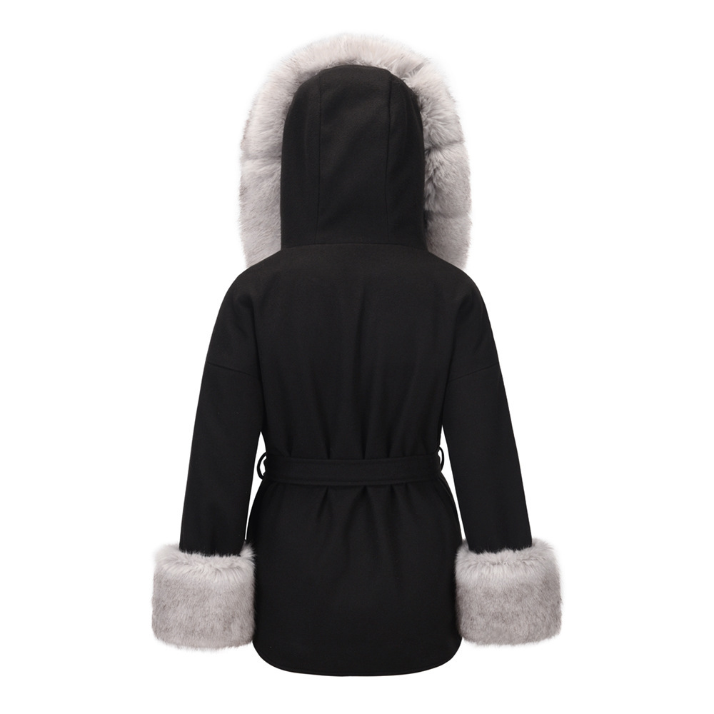 Short Wool Collar Cotton Wool Jacket 2021 Winter Thickened Warm Casual Loose Coat C05002