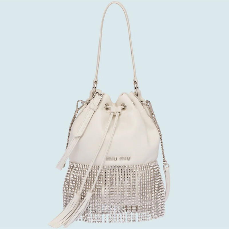 pleated bucket bolsa