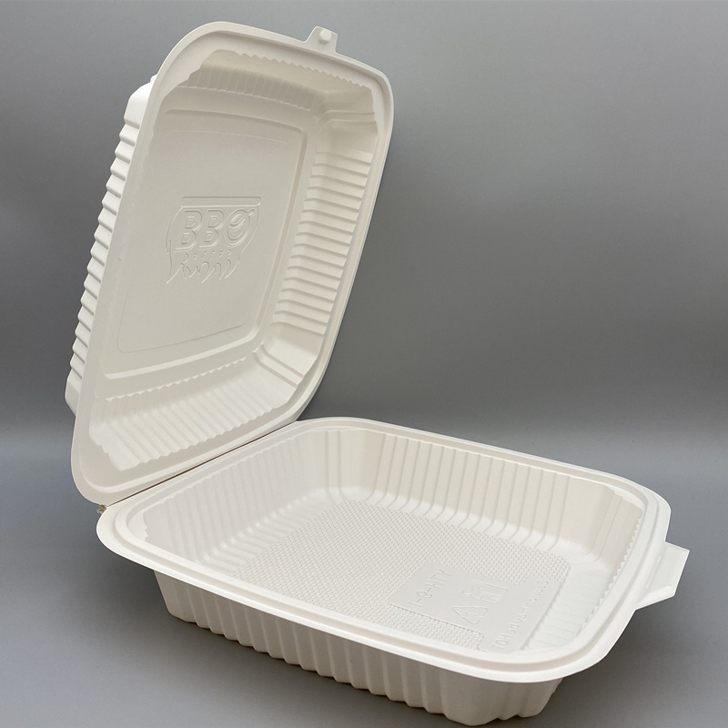 Biodegradable Cornstarch Take Away Disposable Lunch Take Out