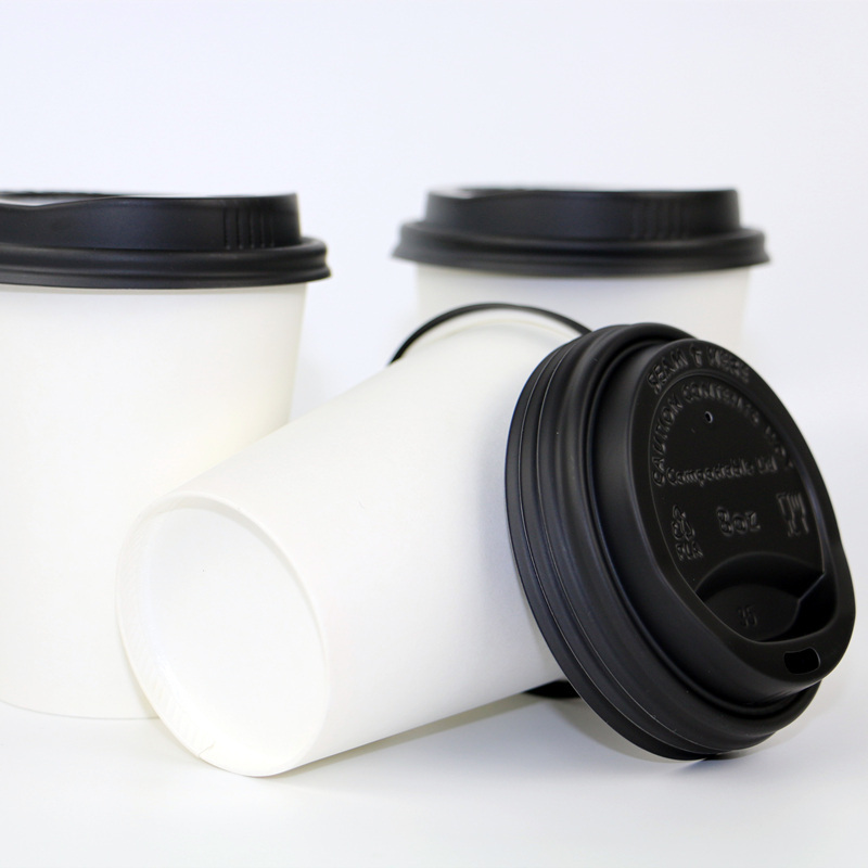 16oz Water-based Coating Paper Hot Cup with Lid