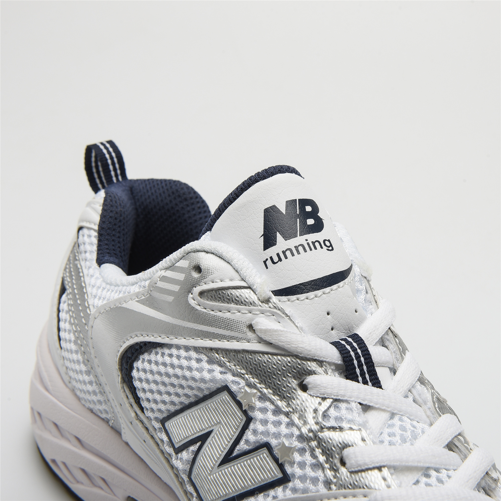 NB530-Silver/White