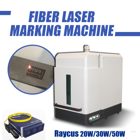 50W Raycus Fiber Laser Engraver fit Gun/Pistol/dogtag.Fiber Laser Marking  Engraving Machine Equipped 80mm Rotary Axis, 175×175mm (6.9×6.9in) Lens