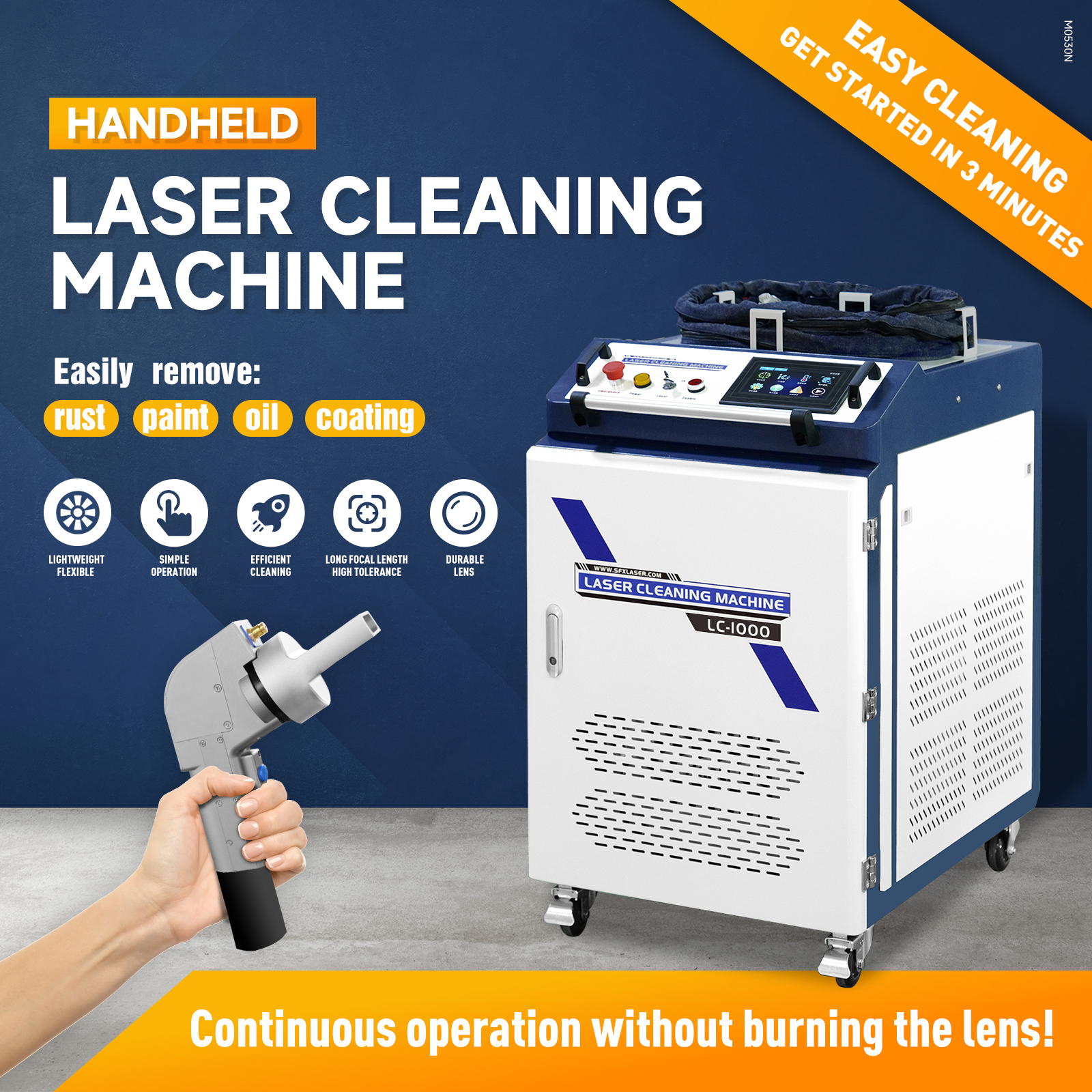 China 100w Laser Rust Removal Machine Manufacturers, Suppliers - Factory  Direct Price - DEMARK