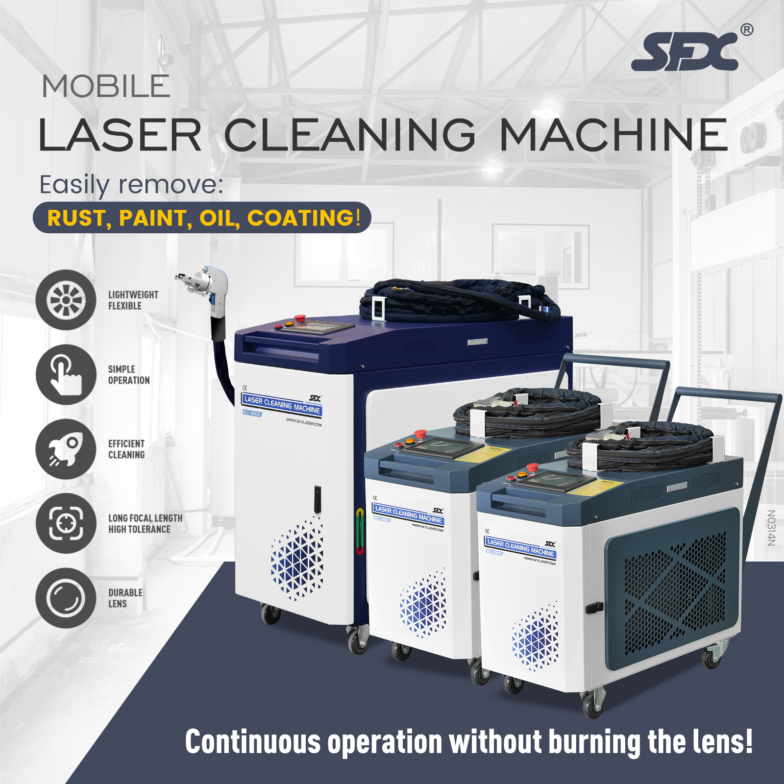 laser rust removal laser cleaning machine
