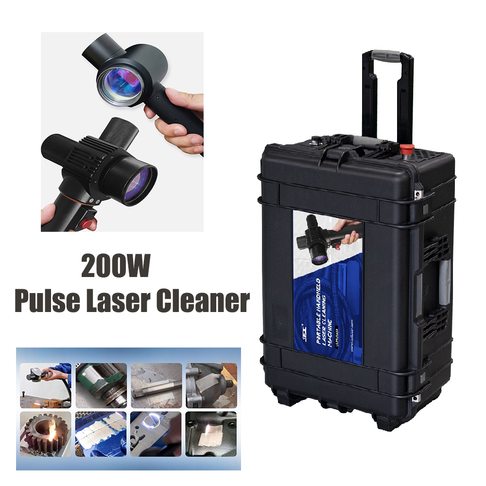 SFX 1000W Handheld Mobile Laser Cleaner Metal Rust Remover Machine Used for  Rust Paint Oxide Oil Coating Removal