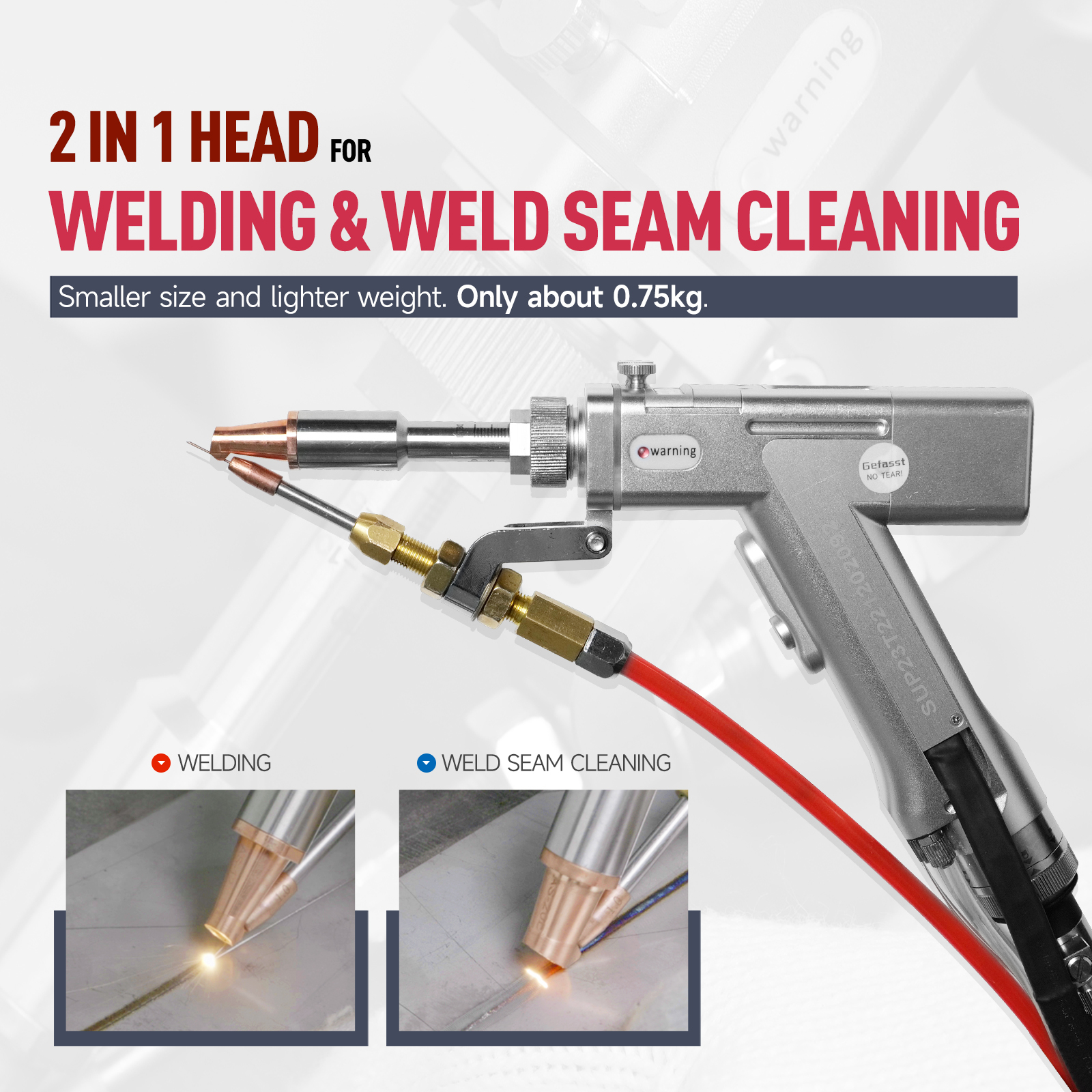 Powerful 3KW MAX fiber laser welder 3000W laser welding cleaning machine  for metal stainless steel aluminum hardware pipe tube plate welding