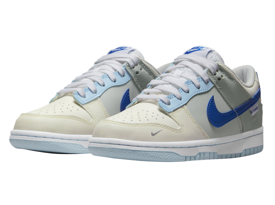 Cocosneakers New - Nike Dunk Low Ivory Hyper Royal FB1843-141
