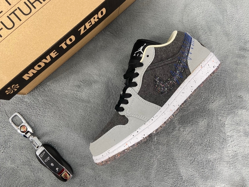 Best Cocosneakers Air Jordan 1 Low Crater Black Grey DM4657-001 -  cocoshoes.net