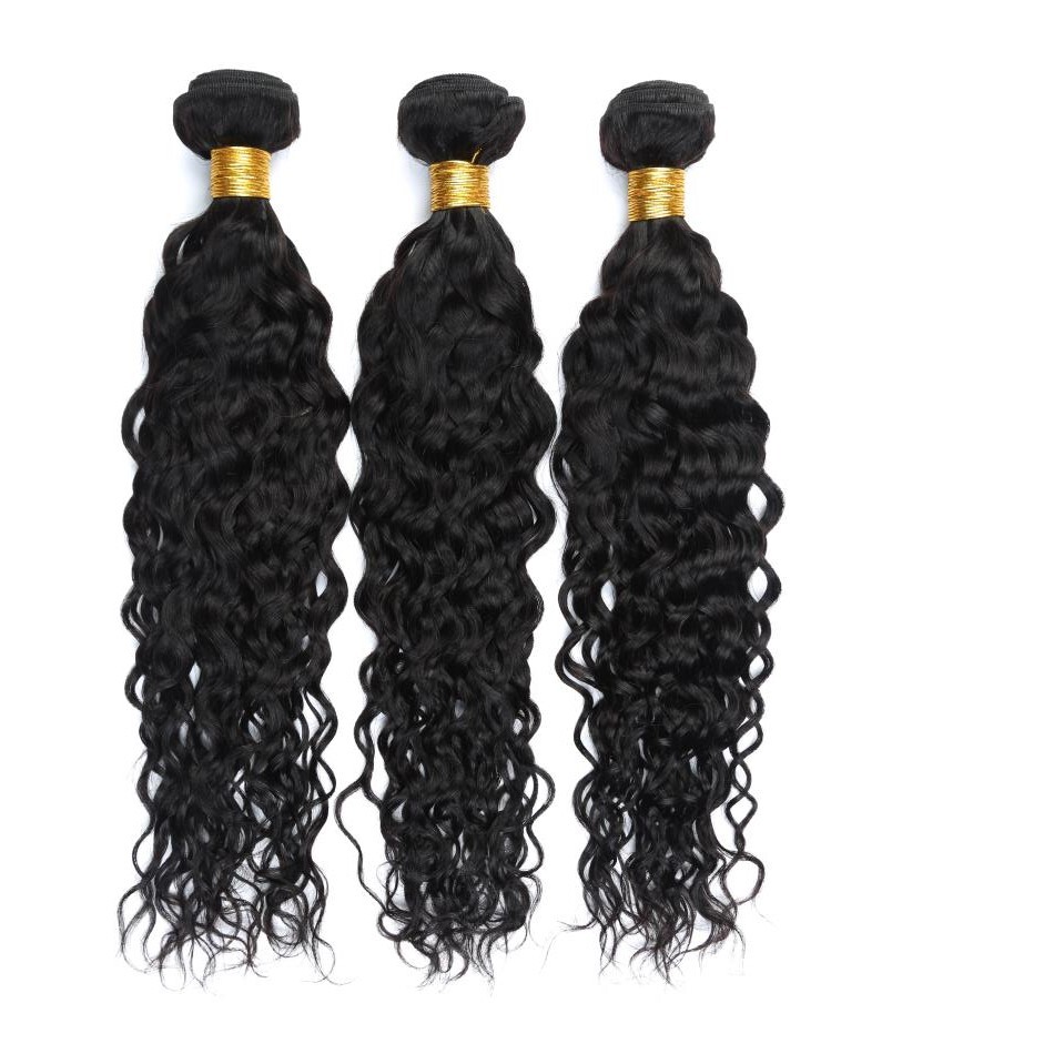 Wet And Wavy Peruvian Water Wave Crochet Hair 3bundles Natural