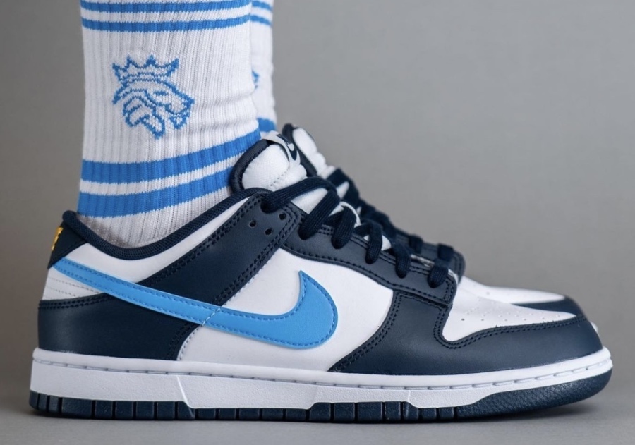 On-Feet Images Of The Nike Dunk Low Midnight Navy