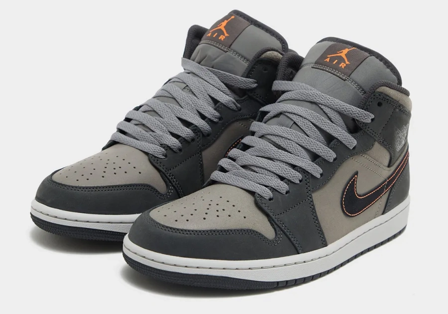[Sneaker News] The Air Jordan 1 Mid Prepares A Greyscale Look For Halloween