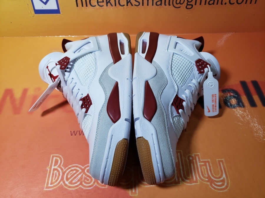 [QC Pics]  Pk God Nike SB x Air Jordan 4 White Red DR5415-160