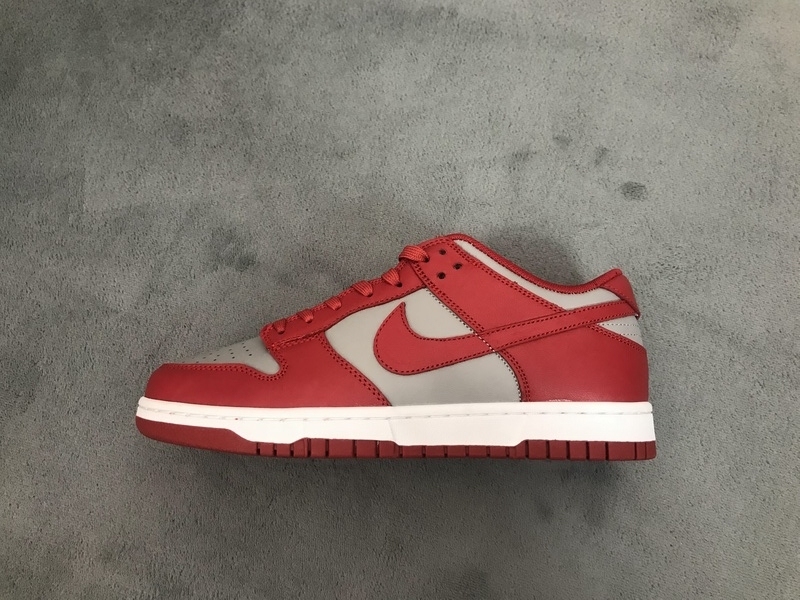 LJR Nike Dunk Low Retro Medium Grey Varsity Red UNLV (GS) (2021) CW1590-002 reviews - Nice Kicks 