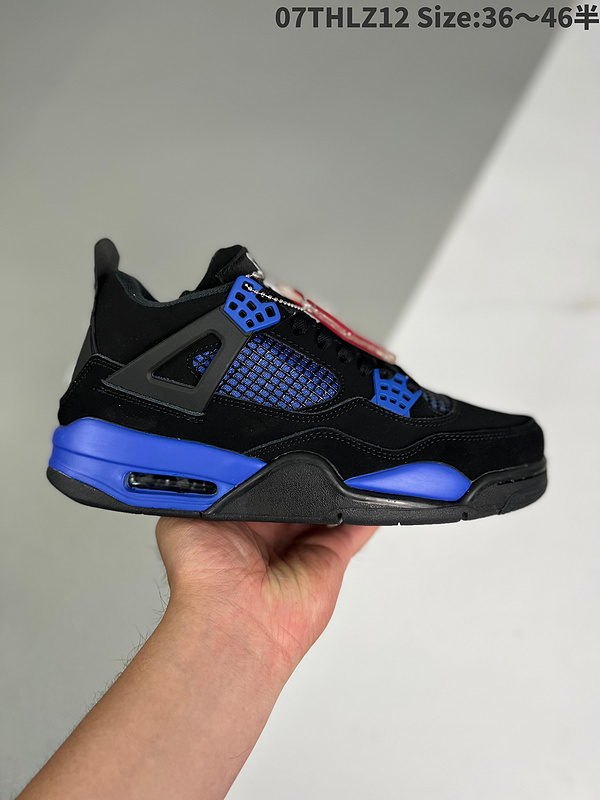 PK God Batch Air Jordan 4 Retro Blue Thunder CT8527018 Nice Kicks Mall