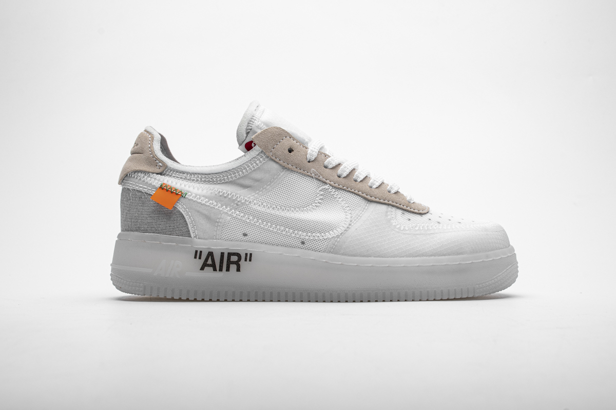 PK GOD Nike Air Force 1 Low Virgil Abloh Off-White (AF100) AO4297-100 -  Nice Kicks Mall