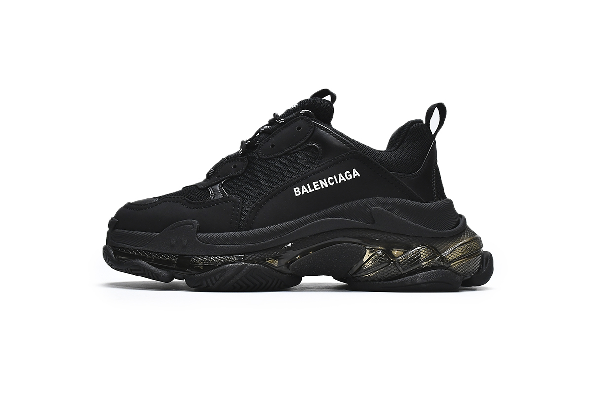 balenciaga triple s black 45