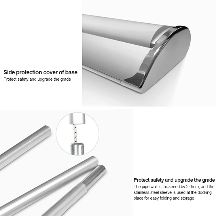 Plastic Steel Roll-up Banner--water droplets type 