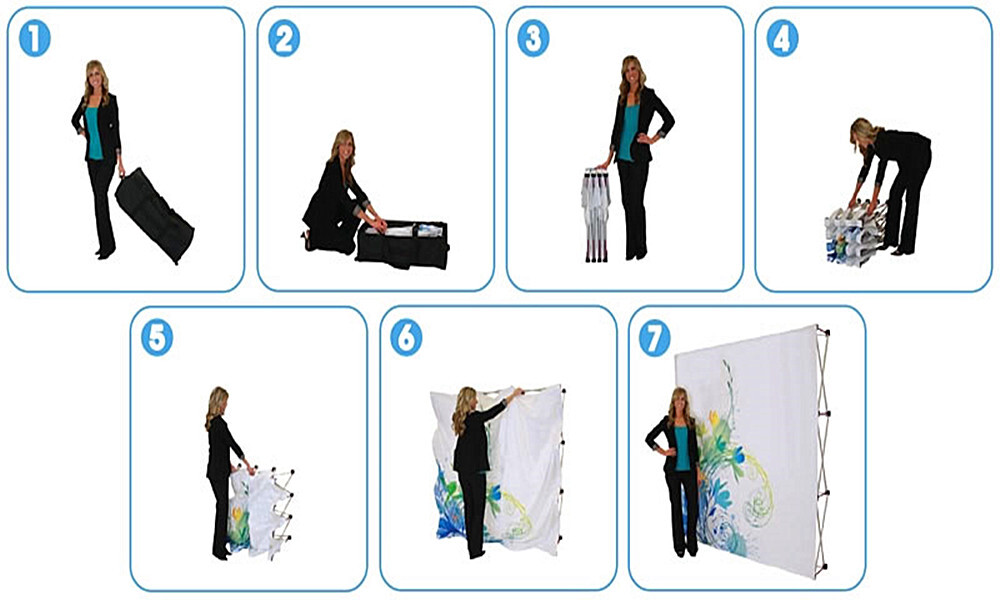 Aluminum Alloy  Portable Display Rack(Strengthen) 