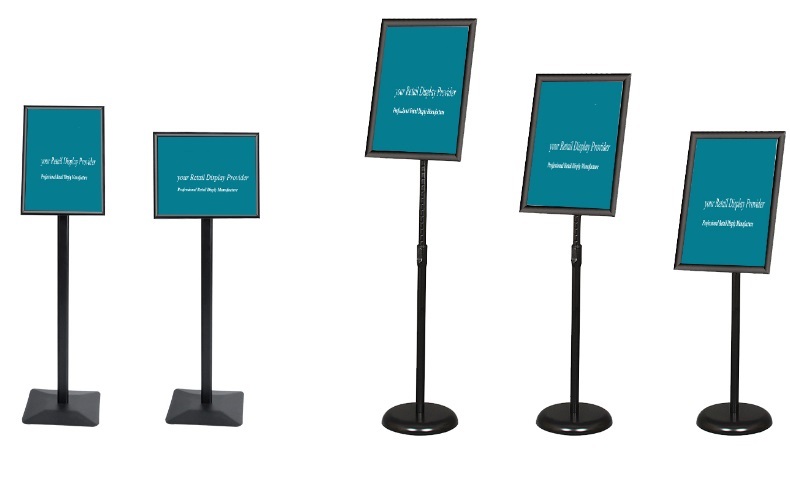 Menu Stand A3 Poster Display Floor Stand A4 Adjustable Paper Holder 